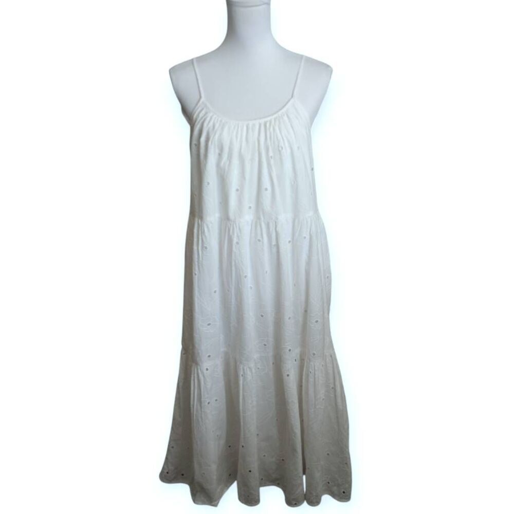 Universal Thread White Eyelet Midi Dress